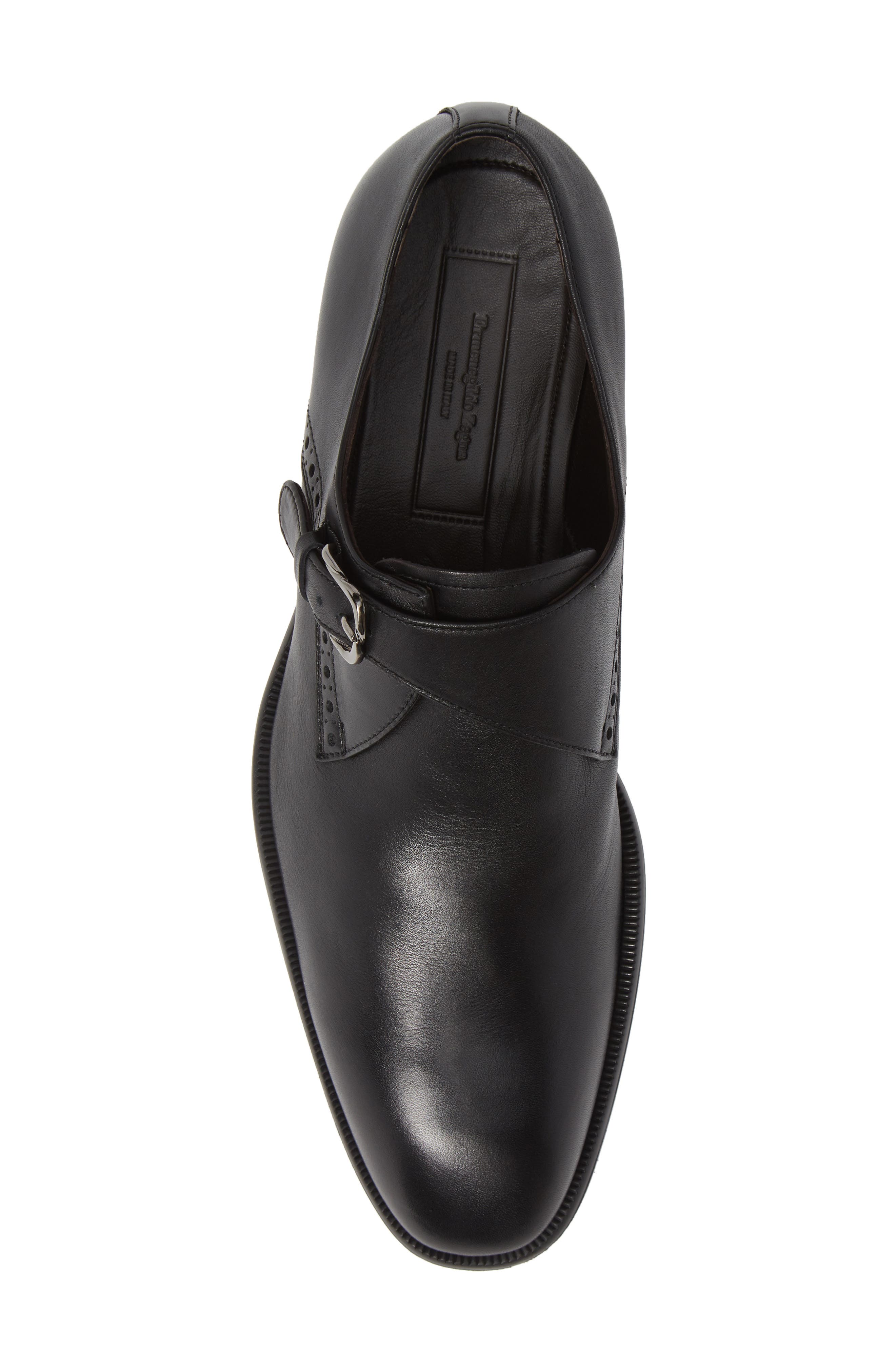 ZEGNA Single Strap Monk Shoe, Alternate, color, 