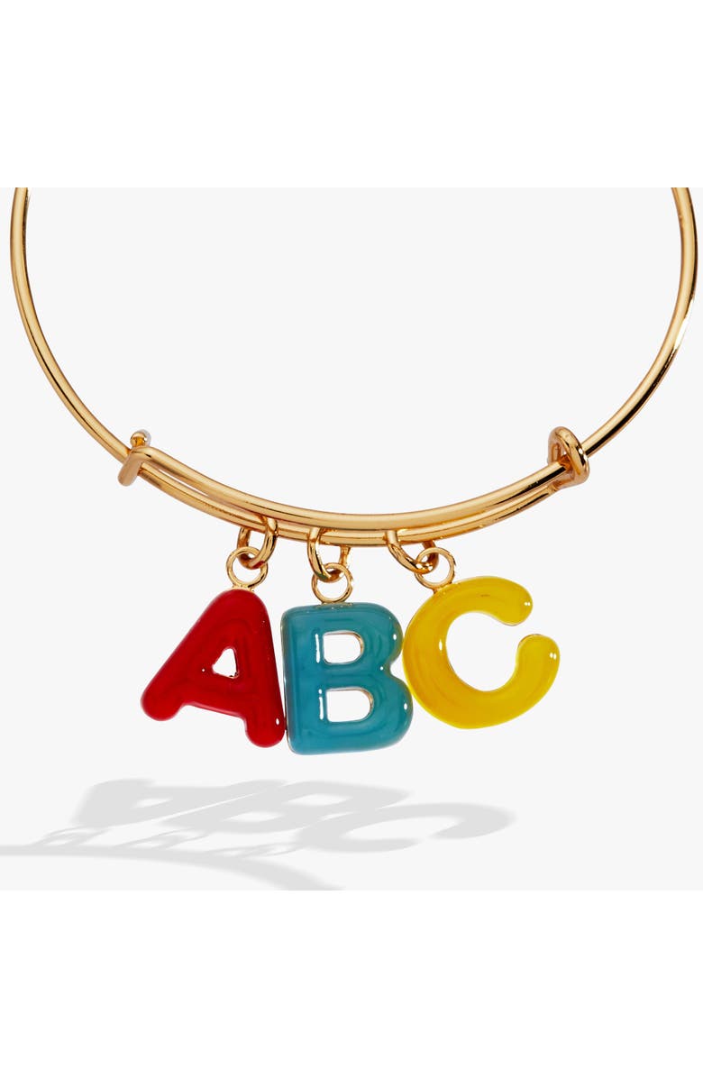 Alex and Ani ABC Charm Bangle, Alternate, color,