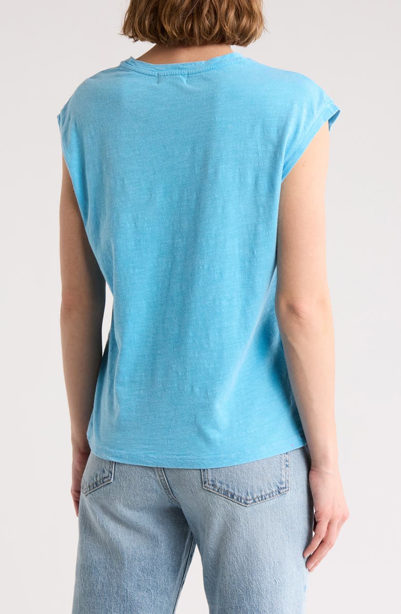 Design History Crochet Pocket Muscle Tank, Alternate, color,