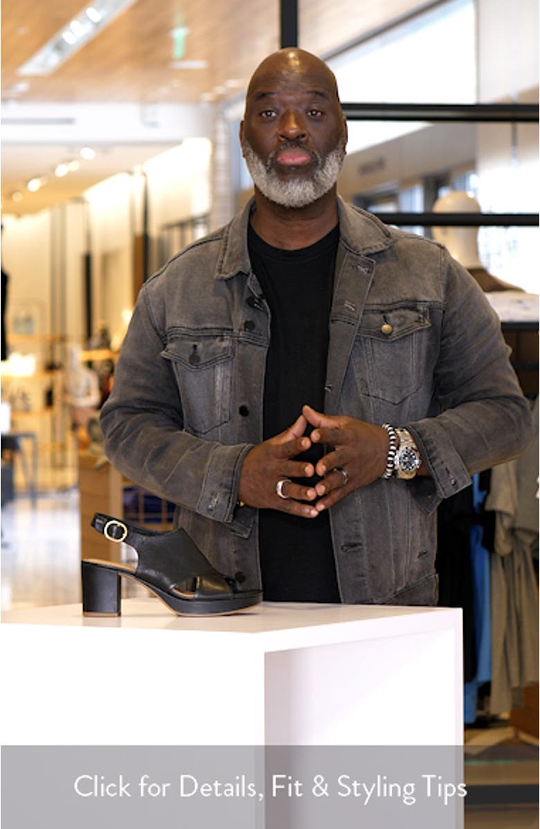 Liv Slingback Platform Sandal, sales video thumbnail