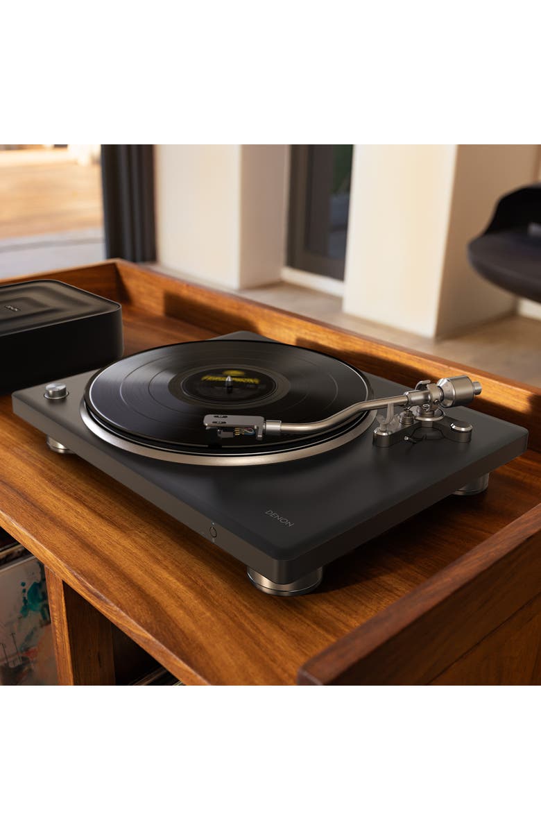 Denon DP-500BT Belt-Drive Bluetooth Turntable, Alternate, color, Black