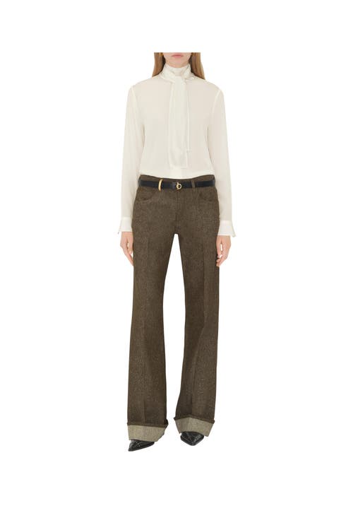 Shop Burberry Leather Rocking Horse Belt In Black