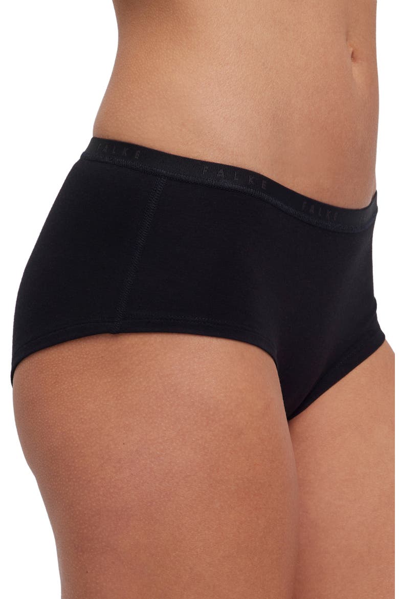Daily Climate Cotton Blend Hipster Briefs, Alternate, color, BLACK