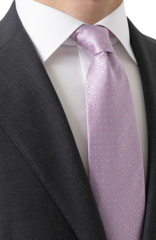 Eton Men's Floral Silk Tie In Pink