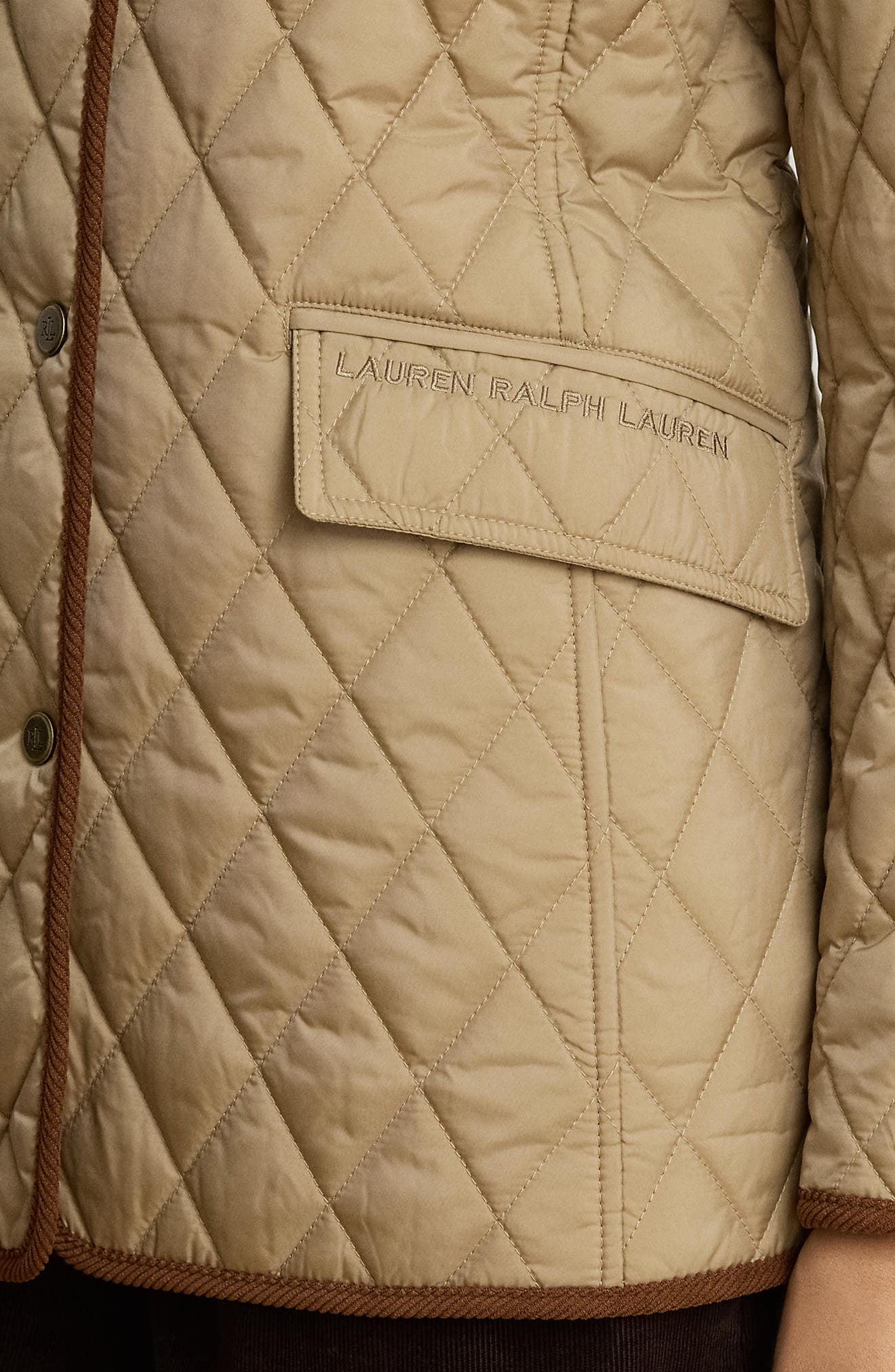 Женские куртки Lauren Ralph Lauren Butterpile Crest Quilted Jacket — фото 7