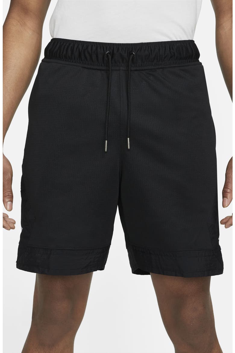 Jumpman Diamond Mesh Basketball Shorts, Alternate, color, BLACK