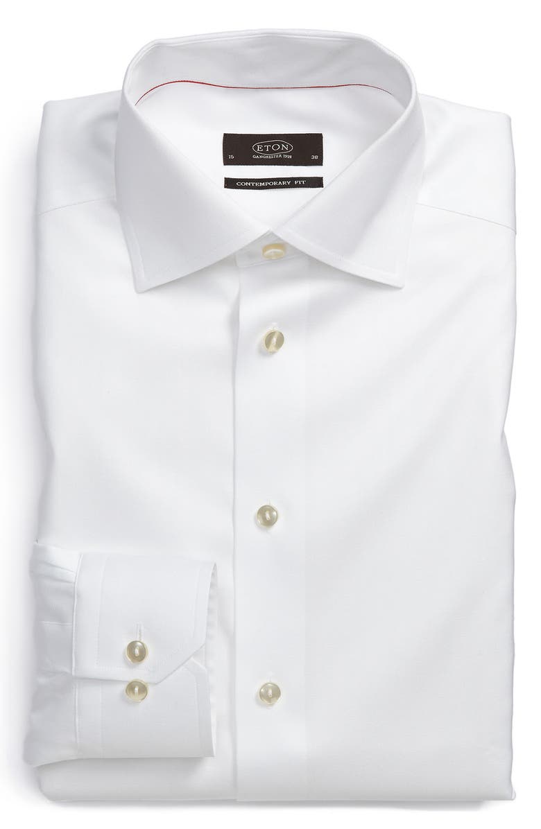 Eton Contemporary Fit Dress Shirt, Main, color, 