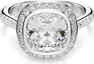 Swarovski Una Cushion Halo Ring