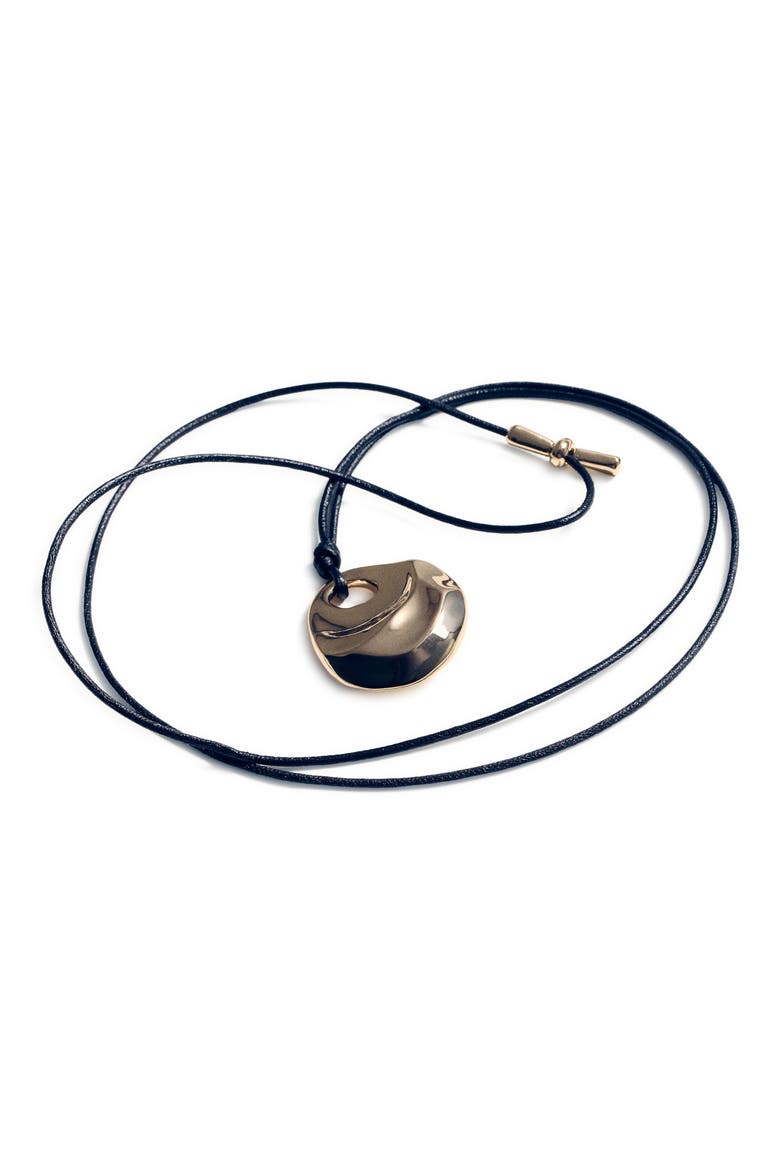 Metal Pendant Necklace, Alternate, color, GOLD