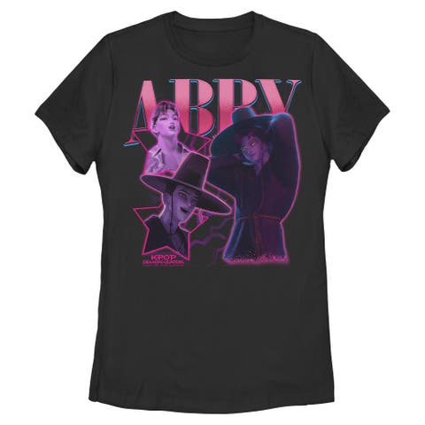 Women's KPop Demon Hunters Abby Saja Collage  Graphic T-Shirt