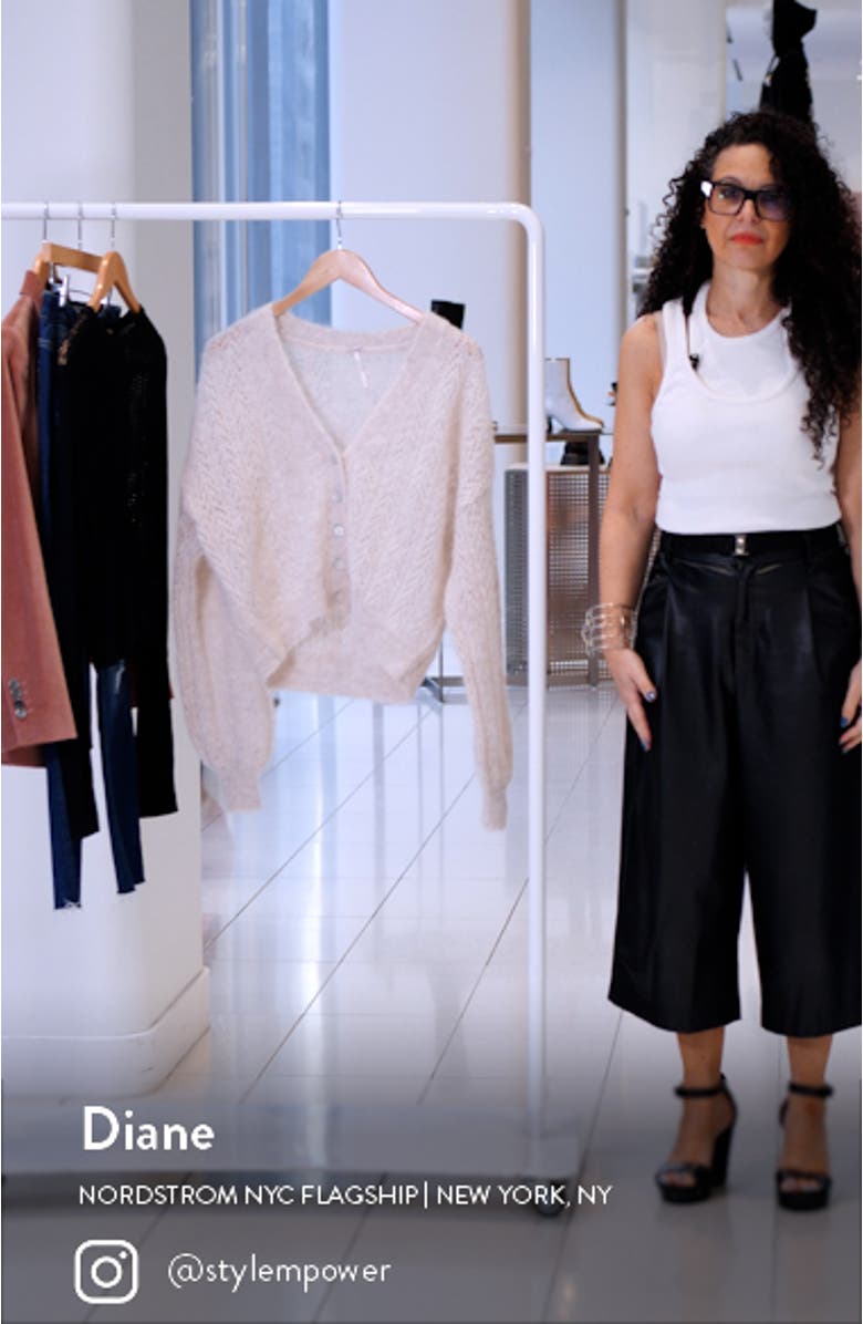 Ameila Alpaca Pointelle Cardigan, sales video thumbnail