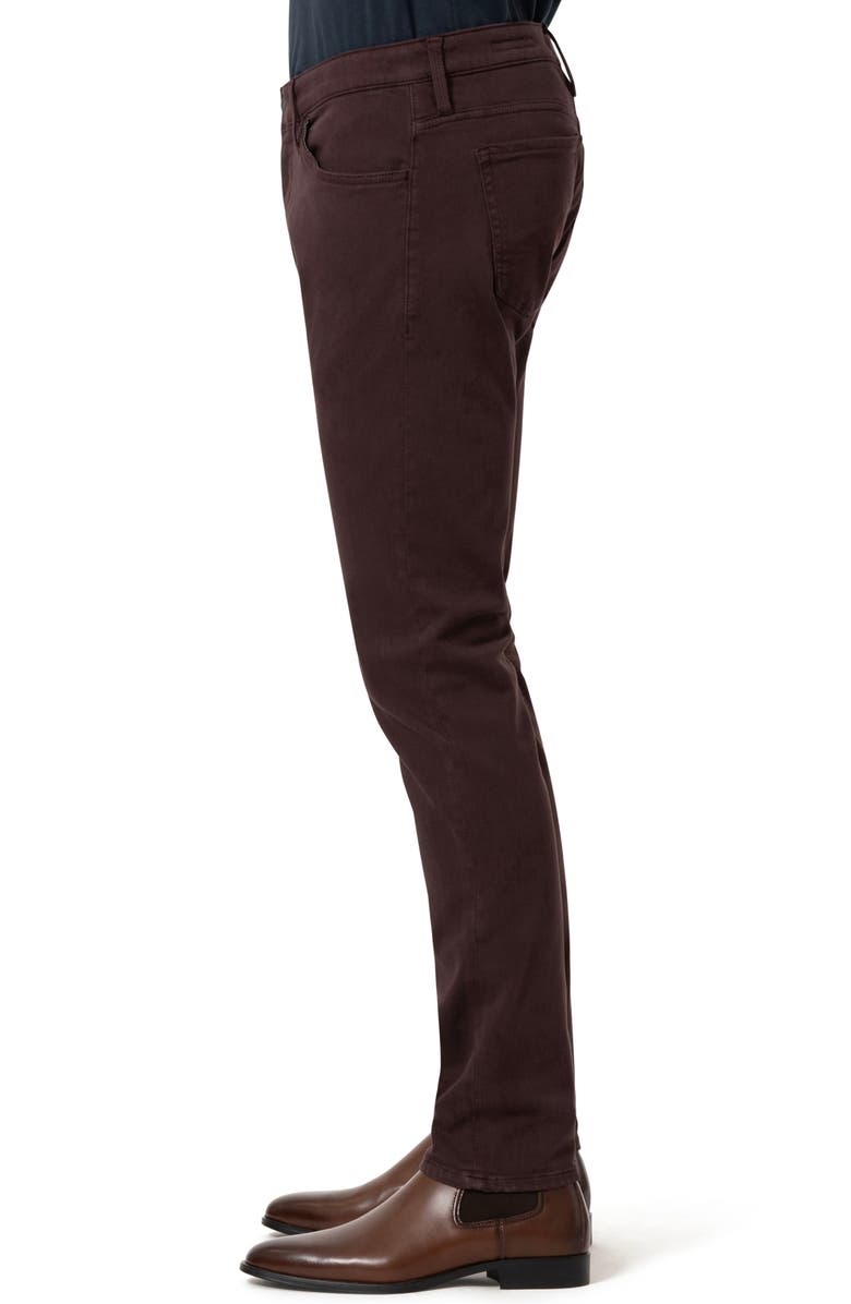 34 Heritage Charisma Relaxed Straight Leg Twill Pants, Alternate, color, Burgundy Diagonal