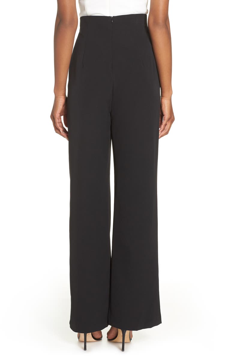 Eliza J High Waist Straight Leg Pants, Alternate, color, 