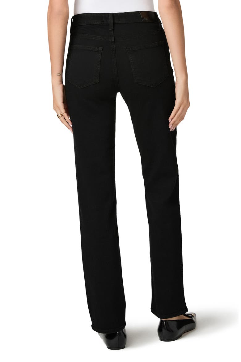 Mason High Waist Straight Leg Jeans, Alternate, color, BLACK SHADOW