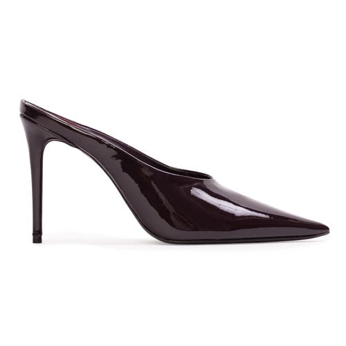Black Suede Studio Fallon 100 Pump In Brown