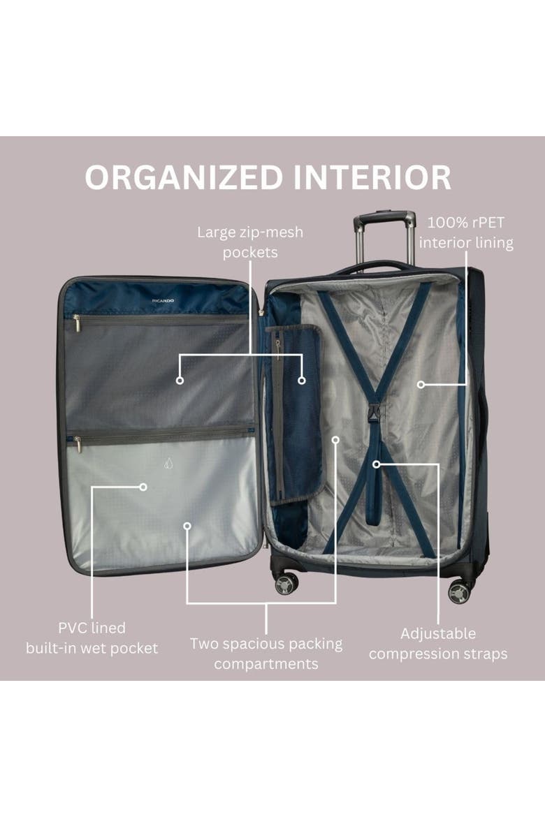 Avalon Softside 2 Piece (20"/24") Luggage Set, Alternate, color, Juniper Green
