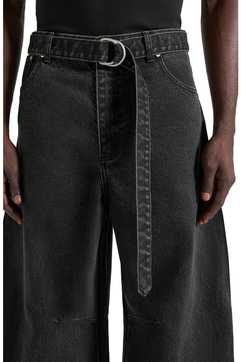 Xander Barrel Leg Jeans, Alternate, color, Black