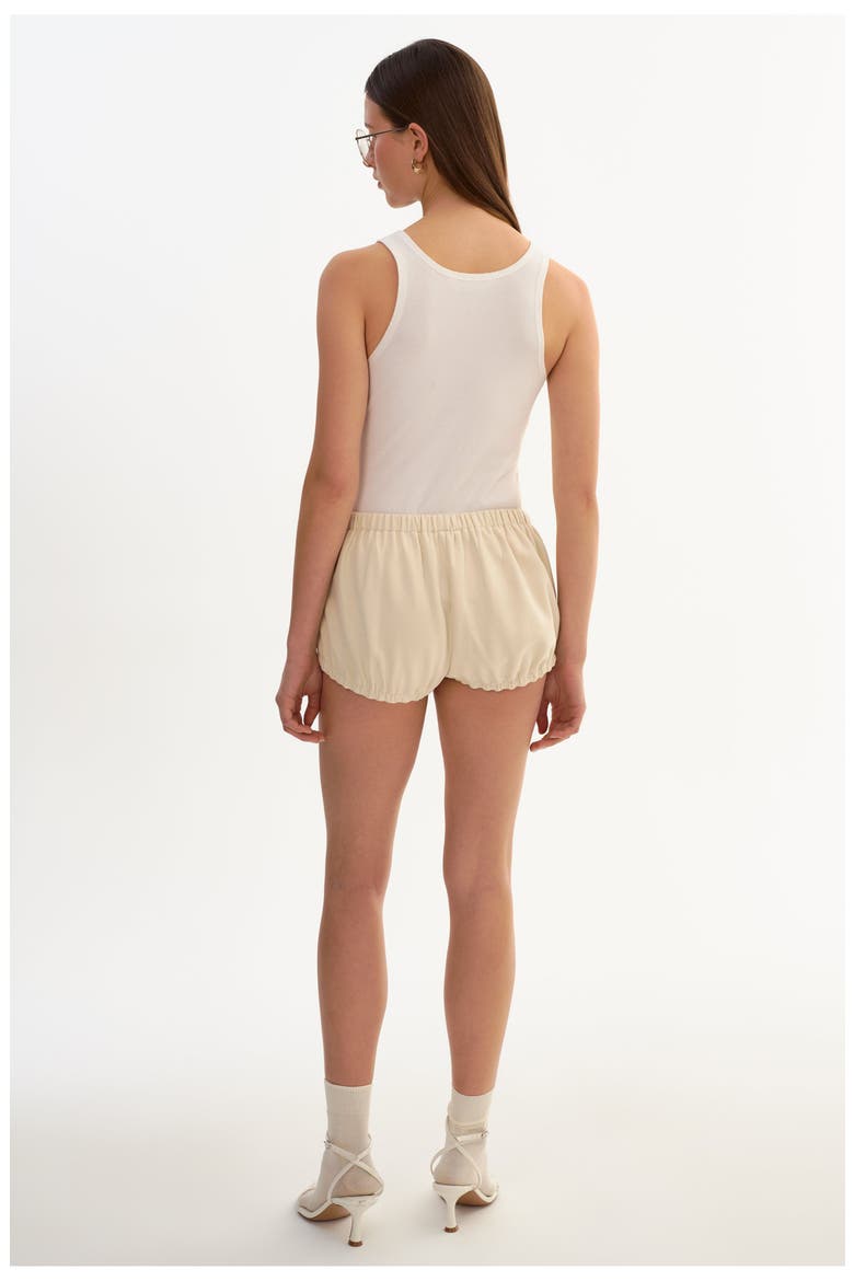 Cleo | Faux Suede Bloomer Shorts, Alternate, color, Opal