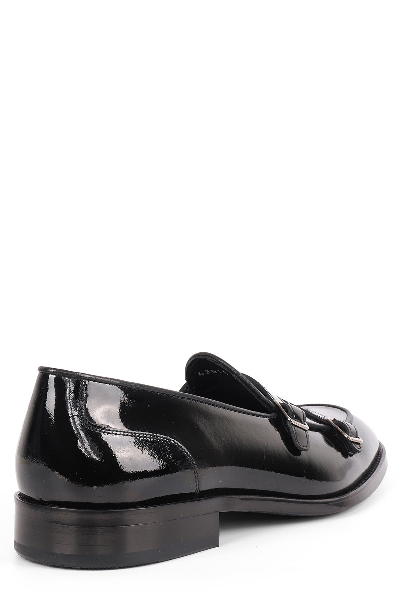 VELLAPAIS Carlton Buckle Loafer, Alternate, color, Black
