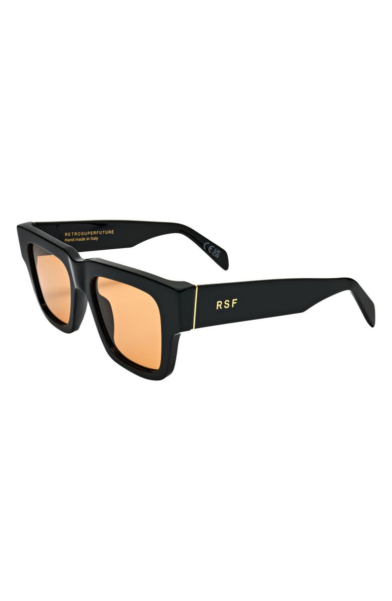 SUPER by RETROSUPERFUTURE<sup>®</sup> 50mm Square Sunglasses, Alternate, color, Black