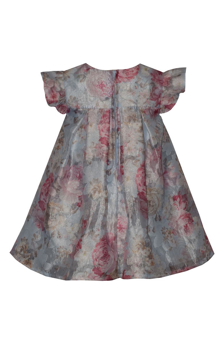 Iris & Ivy Bow Trapeze Dress, Alternate, color, Blue