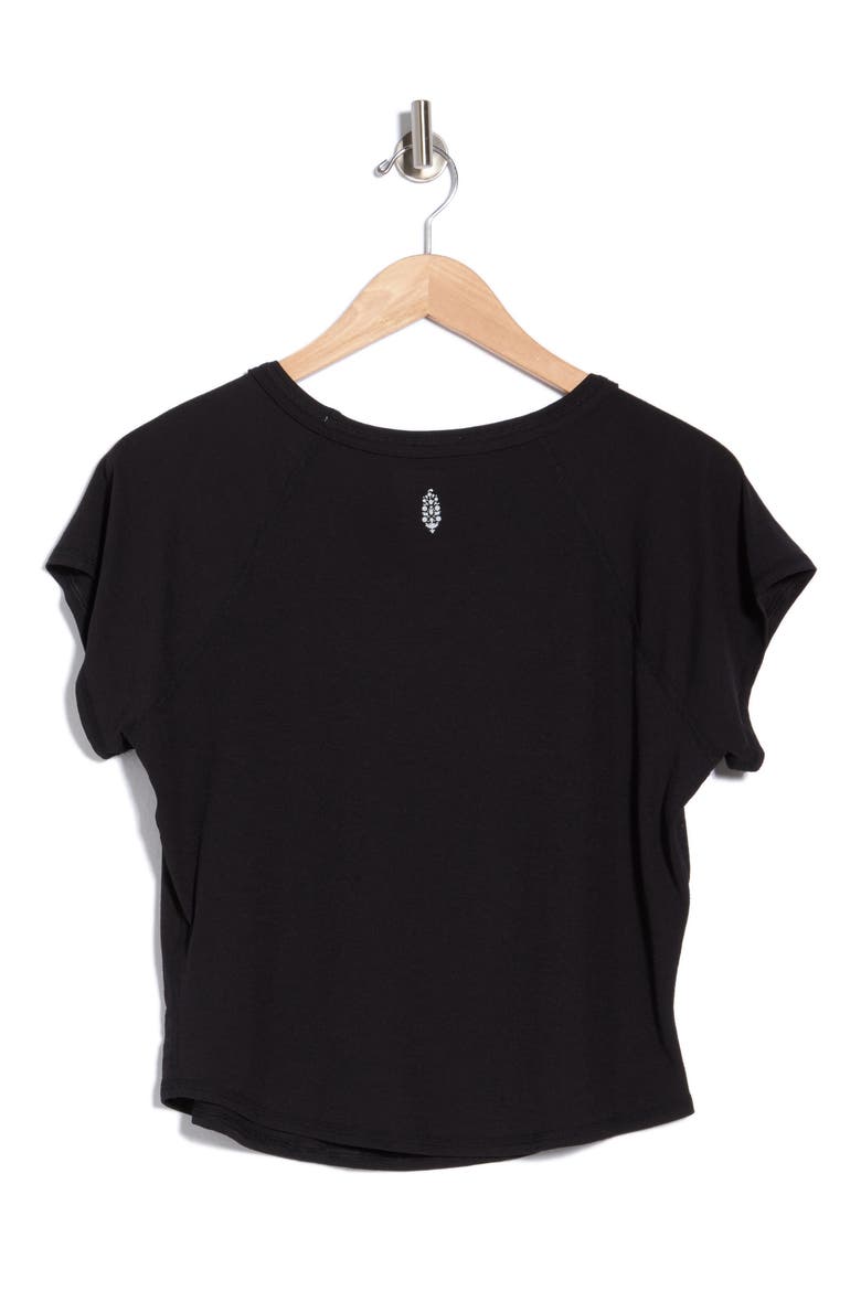 Tempo Baseball T-Shirt, Alternate, color, BLACK