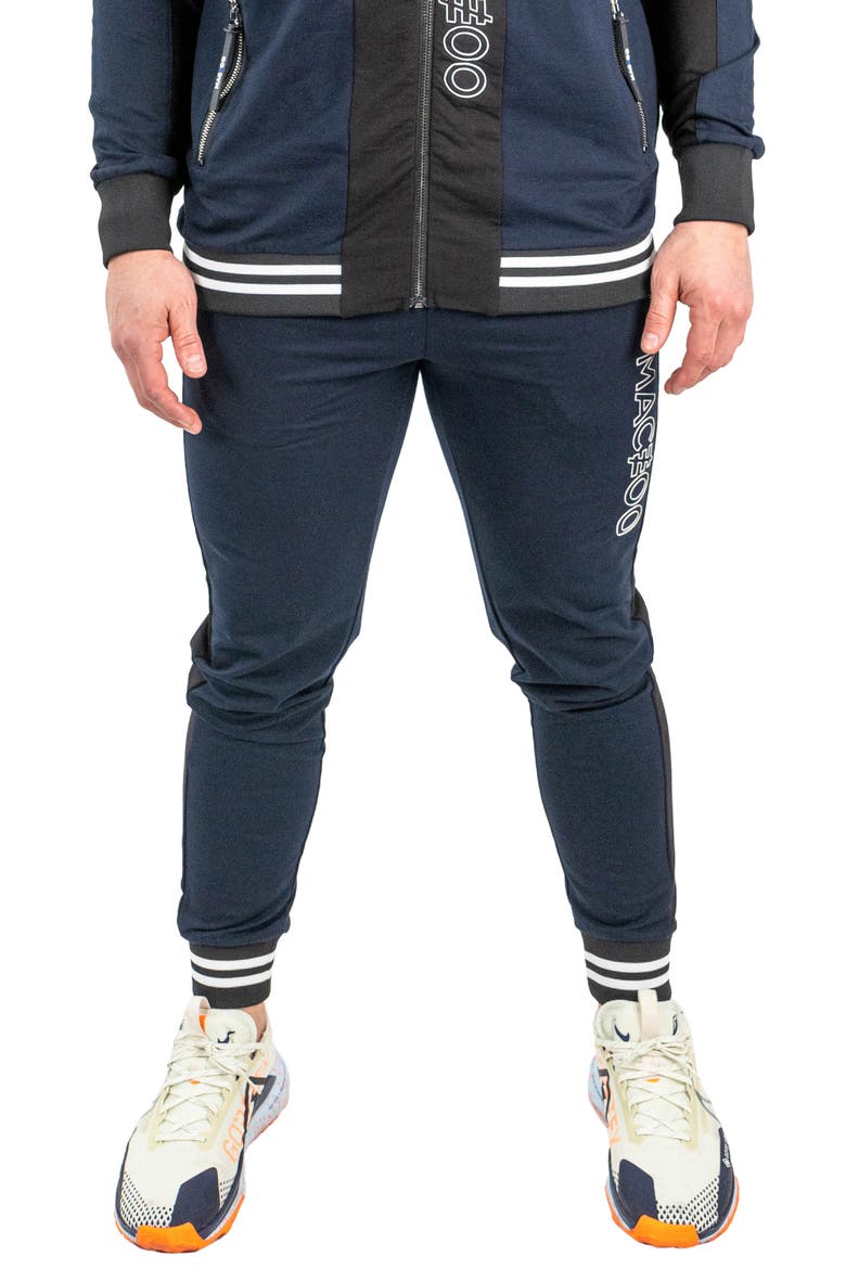 Midnight Motion Skinny Fleece Joggers, Main, color, BLUE