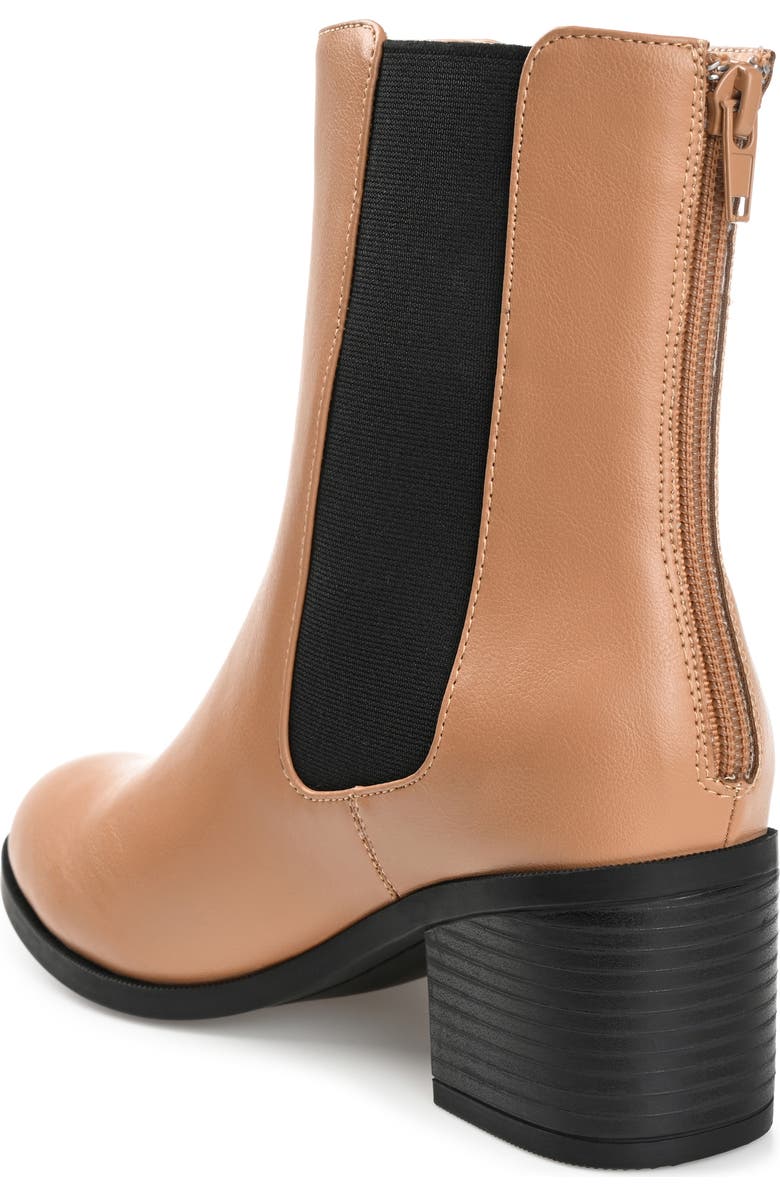 Journee Collection Tayshia Bootie, Alternate, color, Tan