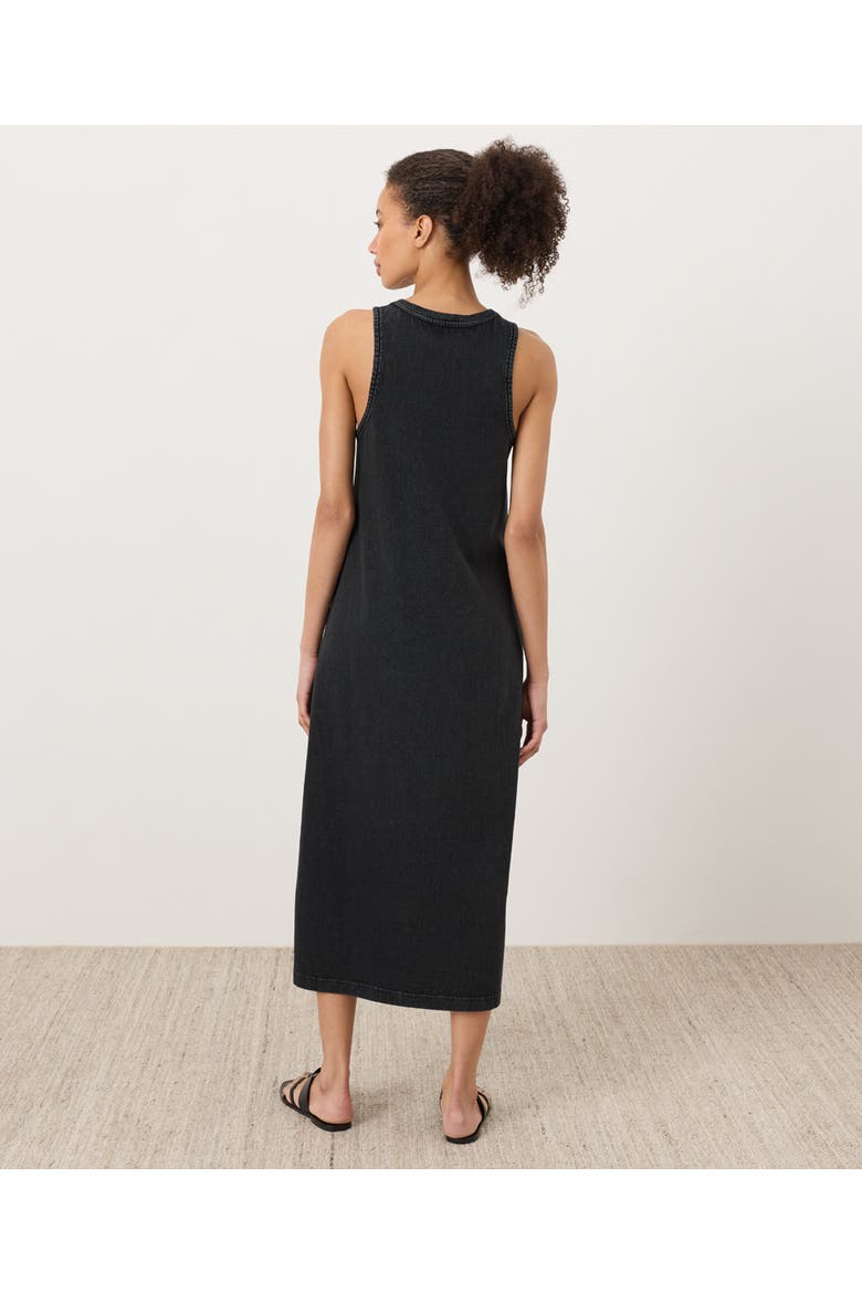 Organic Cotton Weekends Tank Dress, Alternate, color, Washed Black