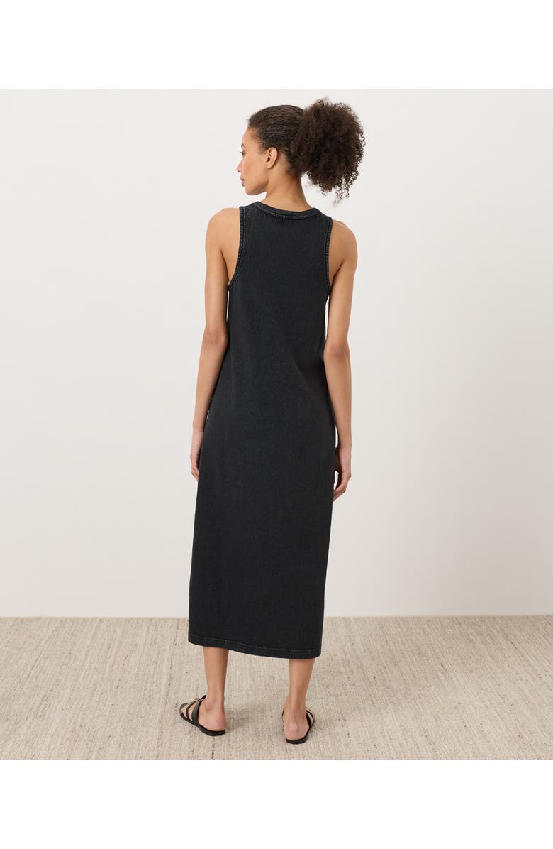 Pact Organic Cotton Weekends Tank Dress, Alternate, color, Washed Black