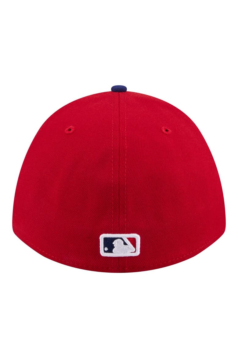 Men's New Era  Red Philadelphia Phillies Player Replica 39THIRTY M-Crown Flex Hat, Alternate, color, Red