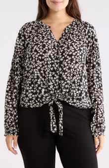 Sanctuary Tie Front Top