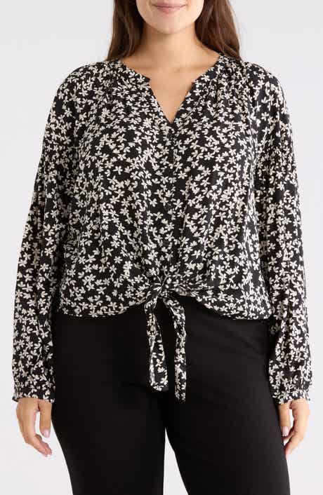 Sanctuary Tie Front Top