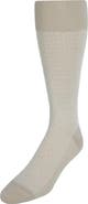 Trafalgar Horatio Cross Hatch Design Mid-Calf Mercerized Cotton Socks