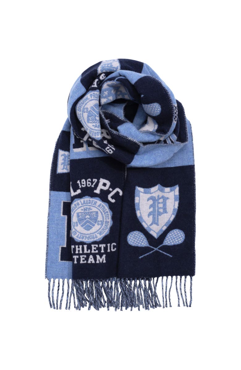 Polo Ralph Lauren Crew Crest Scarf, Main, color, Navy/Blue