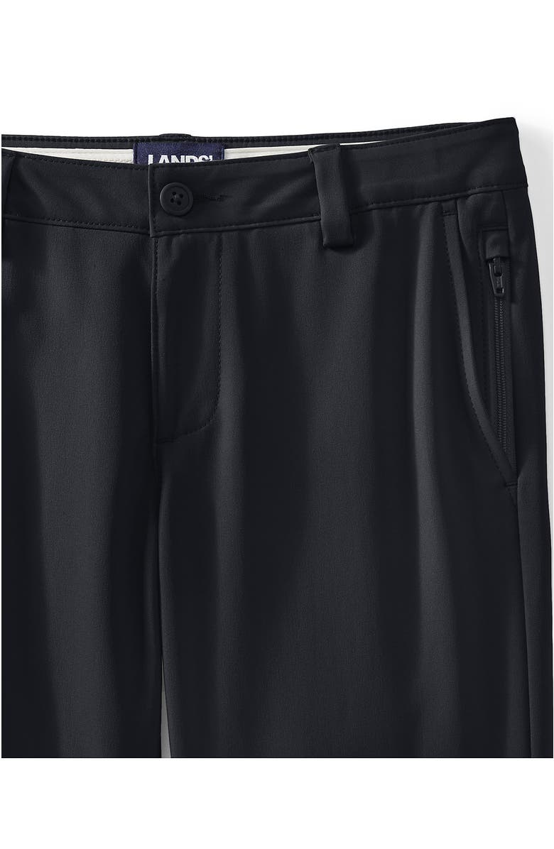 Lands' End Boys Iron Knee Active Chino Pants, Alternate, color, Black