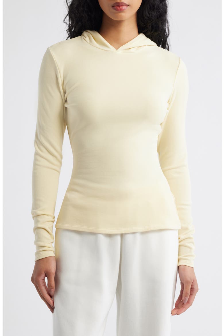 Leni Hooded Top, Main, color, BUTTER YELLOW