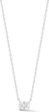 GLAZE JEWELRY Oval Cubic Zirconia Pendant Necklace