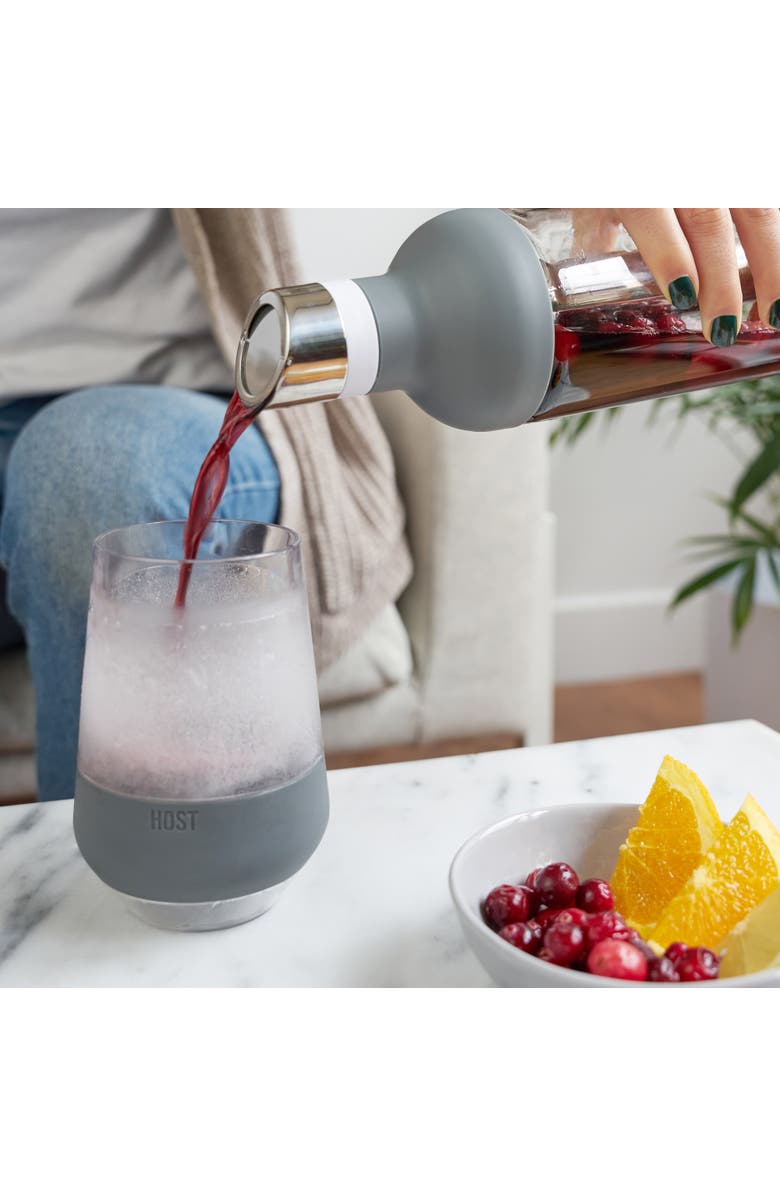 HOST Wine FREEZE XL Cooling Cup Set of 2, Alternate, color, Gray