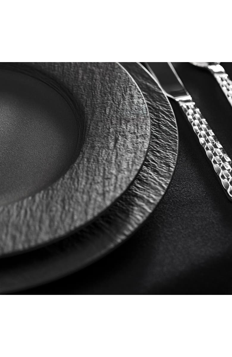 Villeroy & Boch Manufacture Rock Salad Plate, Alternate, color, Black