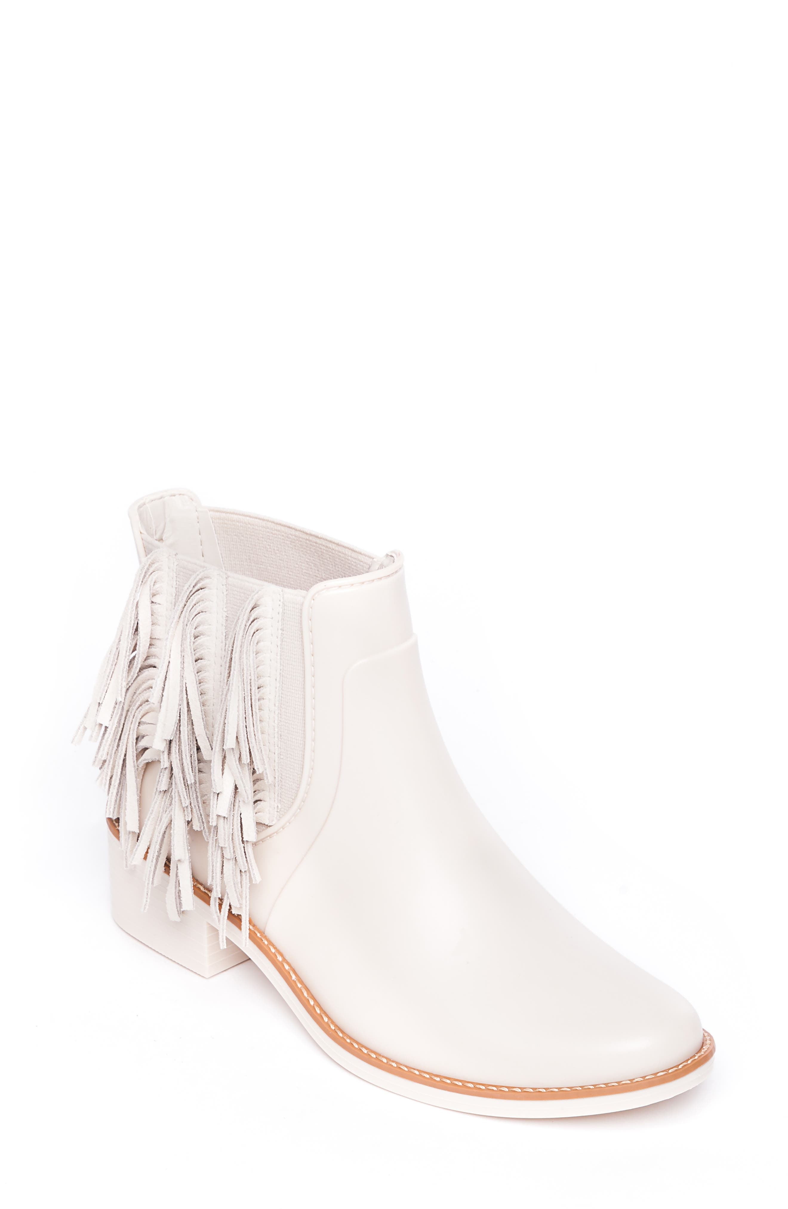 Bernardo Penney Rain Bootie, Main, color, EGGSHELL RUBBER