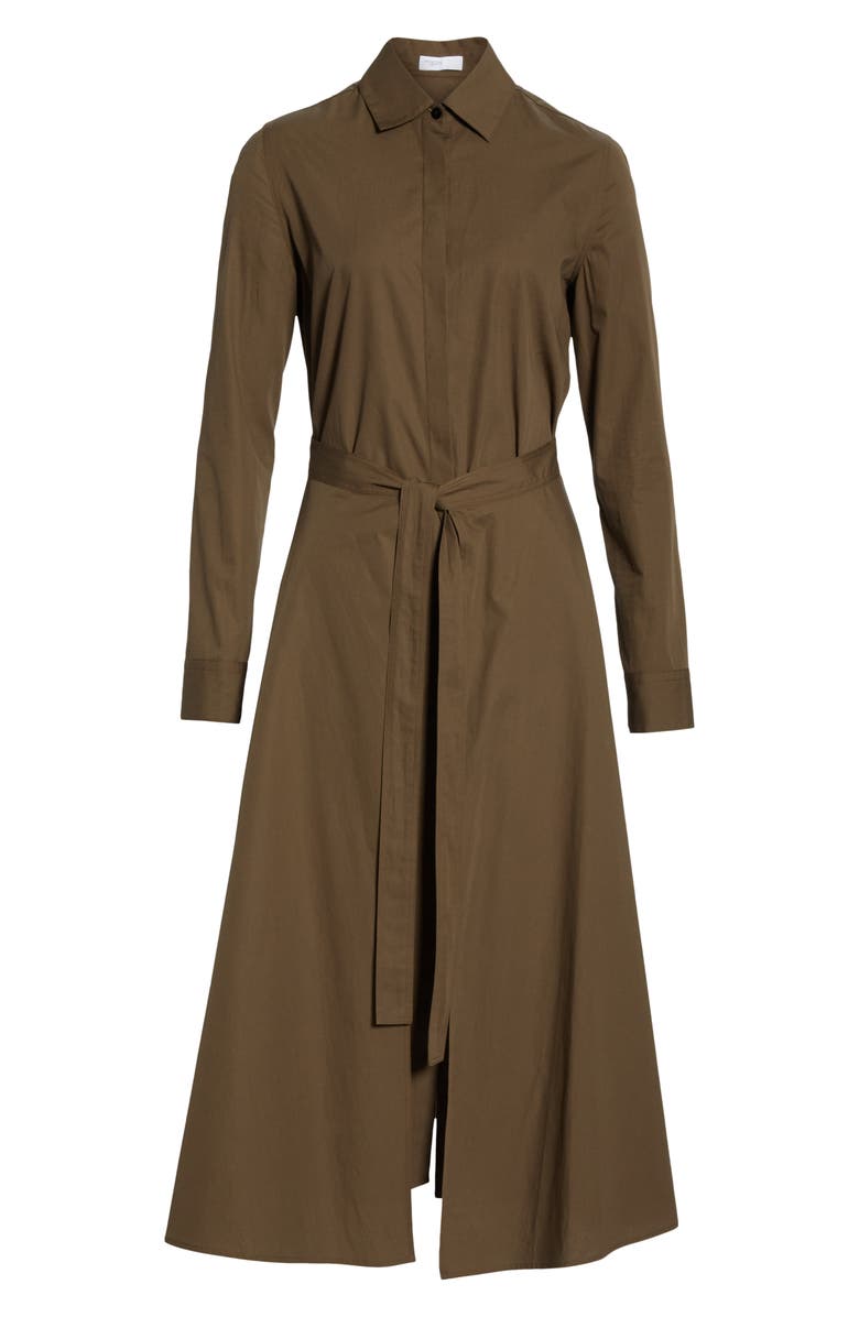 Rosetta Getty Apron Wrap Cotton Shirtdress, Alternate, color, 