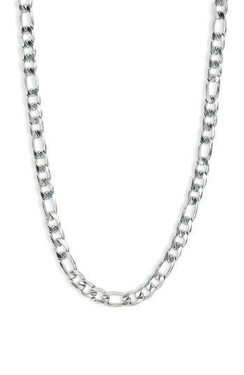 Nordstrom Rack Figaro Chain Necklace In Silver