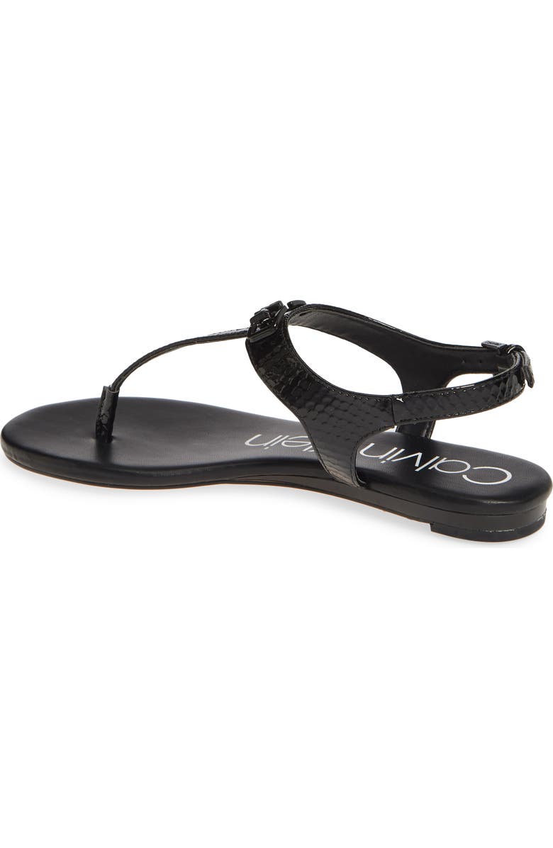Calvin Klein Shamary T-Strap Sandal, Alternate, color,