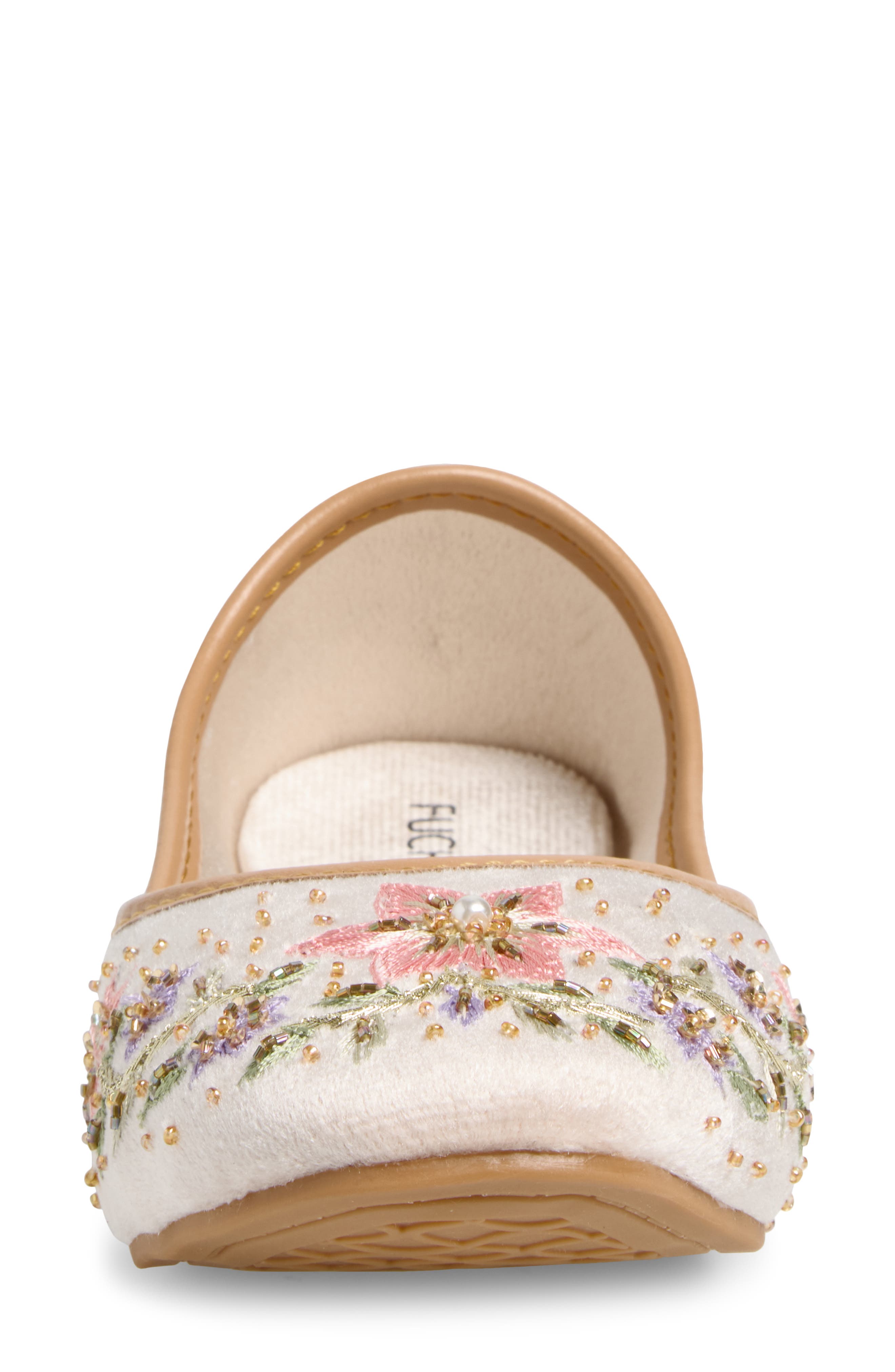 FUCHSIA Rosabelle Flat, Alternate, color, Beige