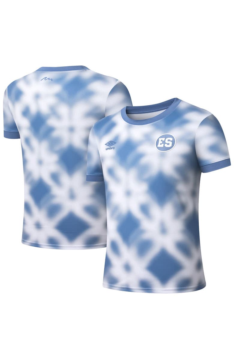 Umbro Men's Umbro Blue El Salvador National Team 2025 Pre-Match Jersey, Alternate, color, Blue