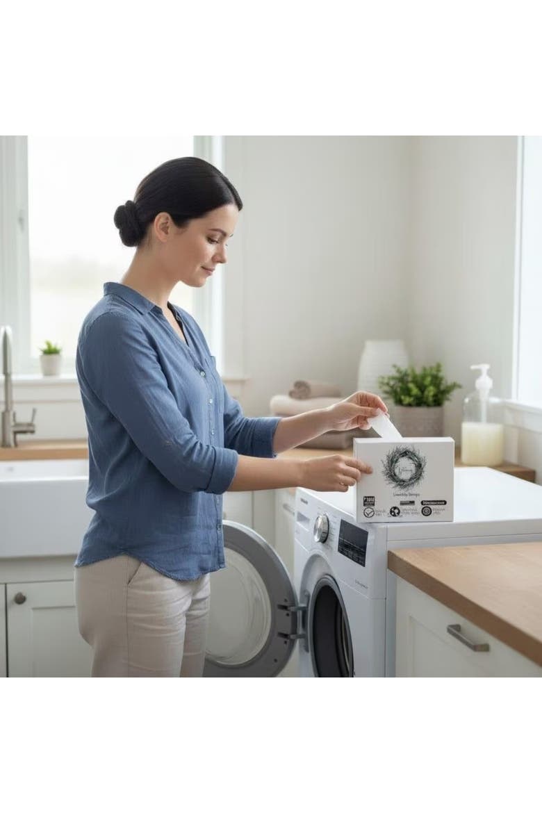 Laundry Detergent Sheets Fragrance Free, Alternate, color, No Color