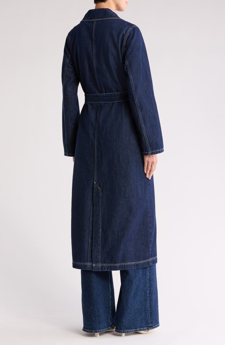 Rolla’s Bijou Denim Belted Trench Coat, Alternate, color, 