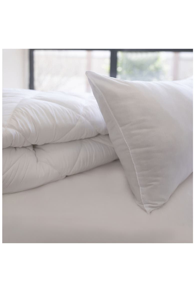 Down Alternative Queen Size Climate Pillow, Main, color, WHITE