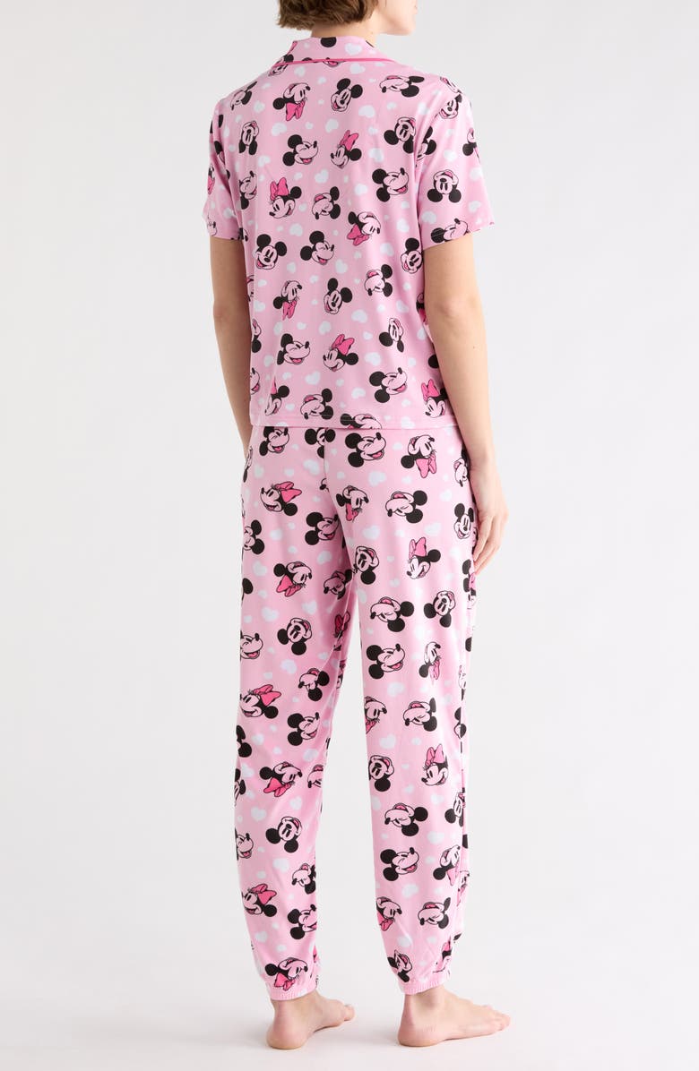 Disney Mickey & Minnie Mouse Key Pants, Alternate, color, Pink Print